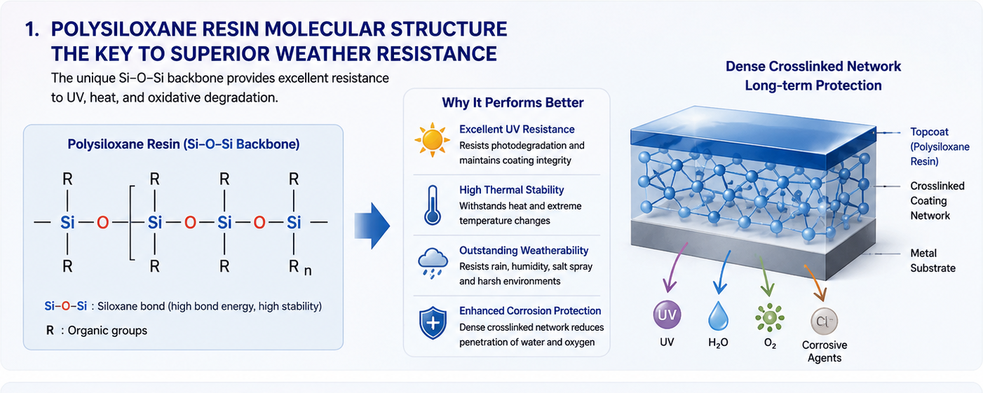 Why Polysiloxane Resin Offers Superior Weather Resistance？