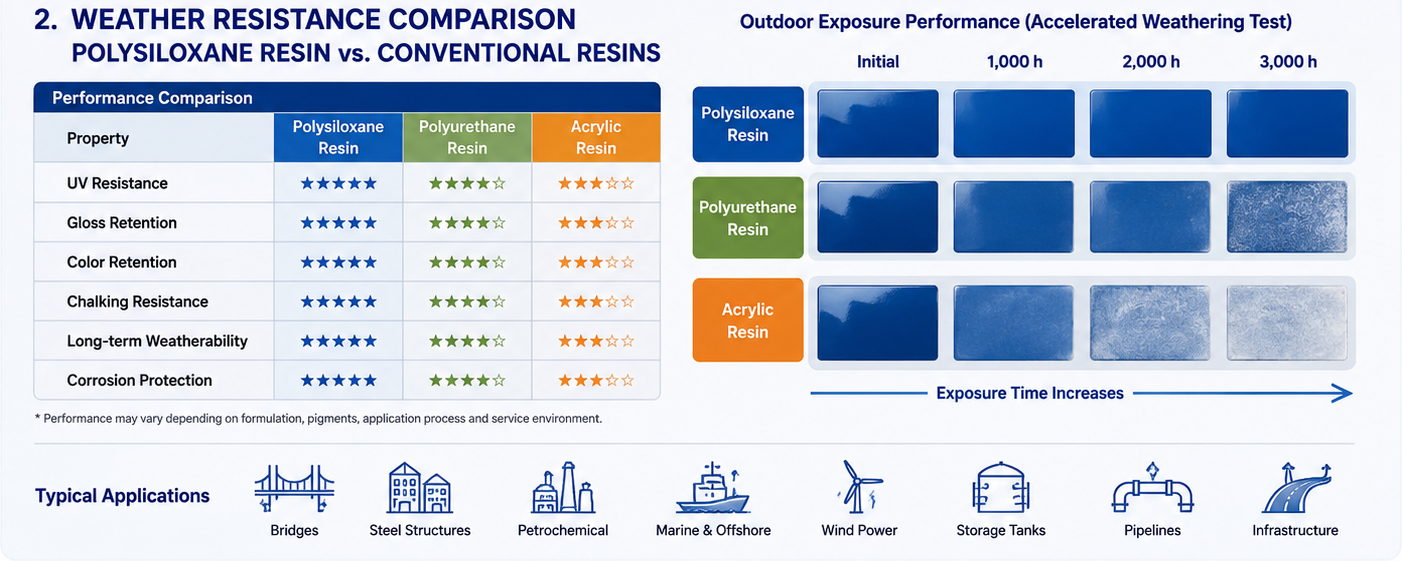 Why Polysiloxane Resin Offers Superior Weather Resistance？